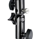 2 Pcs Photo Studio Heavy Duty Metal Clamp Holder With 5/8 inch Light Stand