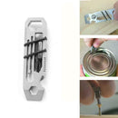 6 in 1 Tiny Ratchet Multi-Tool Key Chain KeyChain Keyring Bottle Opener Ruler m