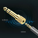 2pcs 3.5mm to 6.5mm 6.5mm to 3.5mm Male to Female Adapter Cable Converter