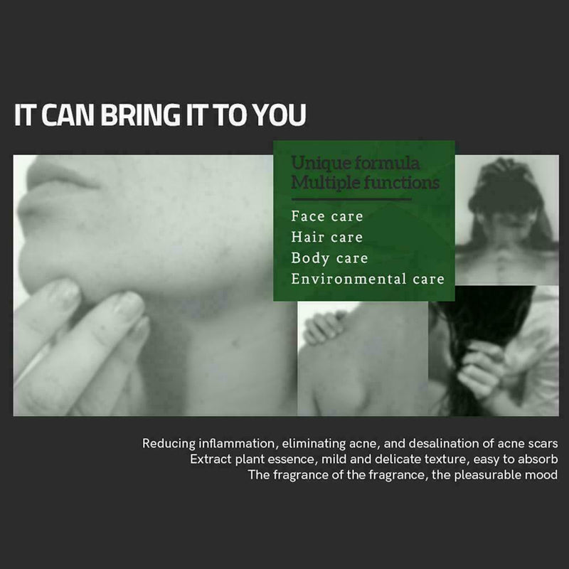 Tea Tree Oil 100% Natural Pure Undiluted Uncut Essential 3ML Oil Z1G5