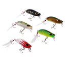 5Pcs Casting Fishing Lures Topwater Floating Popper Baits Casting Fishing with