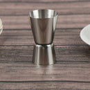 15/30 Ml Stainless Steel Cocktail Shaker Cup Bar Dual Shot Drink Spirit Meas Kn