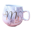 Large Ceramic Coffee Mugs Large Handle for Men Women  U0213 gray