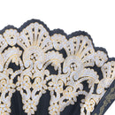 Spanish Style Lace Silk Folding Hand Held Dance Flower Fan Dance Party Wedding F