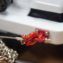 5X(1: 10 RC Crawler Accessories Metal Trailer Wire Rope Tow Rope with Hook Z3J2)