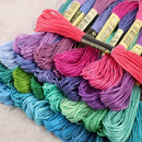 177PCS/SET Rainbow Color Embroidery Threading Tool Top