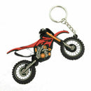 Mens Rubber Car Auto Keyring Metal Motorcycle Motorbike Y5B4 High Keychain Y9C5
