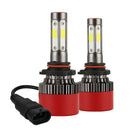 4-Sides LED Headlight Kit Hi/Lo Power Bulb 6000K Super Bright Head Light Lamp