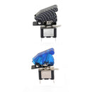 2 Pieces 12V/20A Car SPST Toggle Rocker Switch Control with Blue LED Light