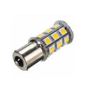 10x Car Auto RV Trailer 1156 BA15S 5050 27 SMD LED Light Backup Lamp Warm White