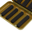 2PCS Portable Fly Fishing Tackle Boxes Baits Storage Cases With Foam Pads