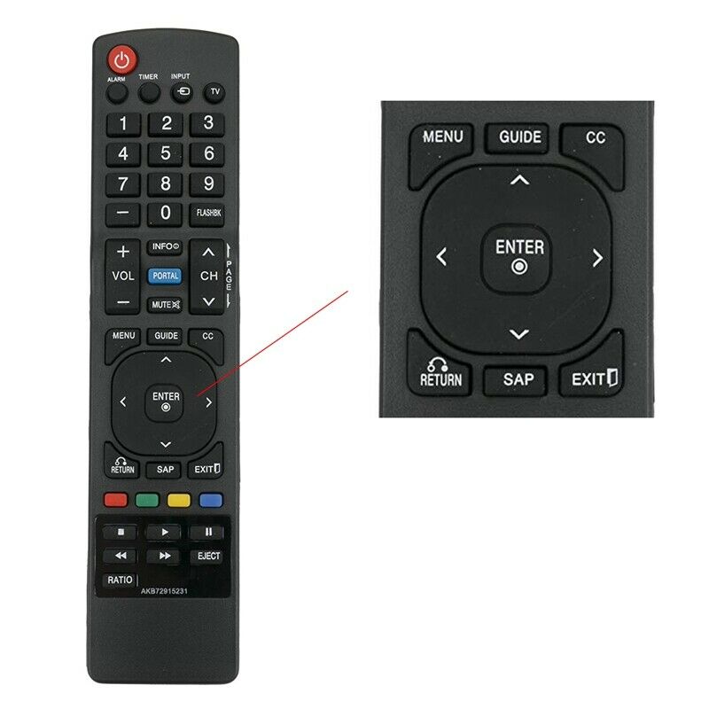 New Akb72915231 Remote Control Fit For Lg Tv 42Ld340H 32Ld333H-Ua 37Ld310H  G5L5