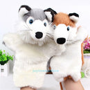 Animal Fox Hand Glove Puppet Baby Kids Children Soft PlushToys Baby Funny Gift