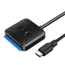 USB 3.1 Type C to 2.5 3.5 SATA III Hard Drive Cable 0.4m for Data Transfer