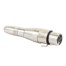1/4" XLR Female To Female Jack For Headphone Microphone Mic Amplifier Parts