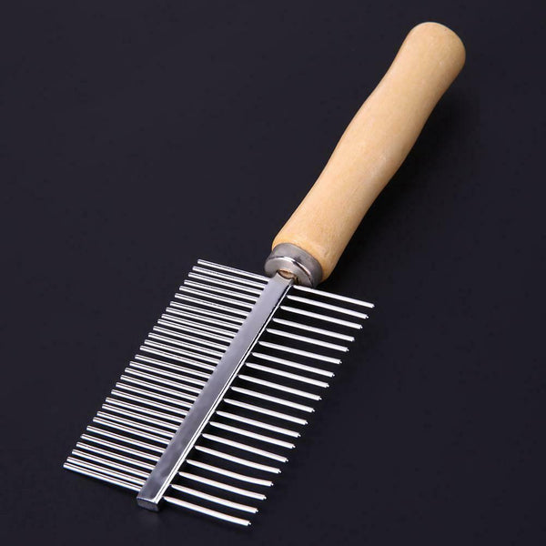 Wooden Handle Pet Comb Dog Cat Combs Hair Rake Comb Pet Grooming Hairbrush