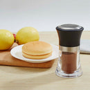 304 Stainless Steel Acrylic Dusting Cans Kitchen Seasoning Jar S3L1