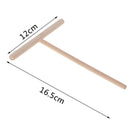 2Pcs T Shape Wooden Rake Round Batter Pancake Crepe Spreader Kitchen ToolsB.kz