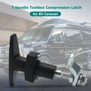 Non Locking Hand Operated T-Handle Toolbox Compression Latch for RV Caravan