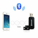 USB Bluetooth Audio Receiver Adaptor Wireless Music 3.5mm AUX Dongle A2DP In Car