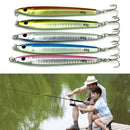 Fishing leurre Natural 40g Lead Casting Jig Metal Slice Fishing Lures SpinningJR
