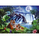 5D DIY Full Drill Diamond Painting Tiger Embroidery Mosaic Kit Wall Decor