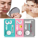 Remove Blackhead 3 Steps Care Deep Clean Pores Acne Nose Patch (Blue)