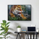 5D DIY Diamond Painting Full Round Drill Tiger Embroidery Wall Art (A417)