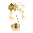 2pcs Rotating Candle Holder Mood Light Holder Indoor Home Desktop Decoration