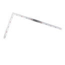 2pcs Square Stainless Steel Measuring Ruler Precision  Carpenter Tool