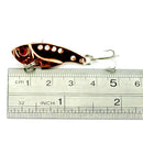 Hot Lot 4pcs Metal Sequin Fishing Lures Bass Spoon Crank Bait Tackle Hook New