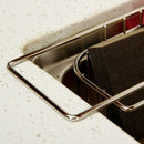 Stainless Steel Kitchen Tray Dish Drainer Drying Rack Sink Holder Basket Kn