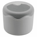 Round Plastic Single Watch Box with Sponge Cushion white I1Z9