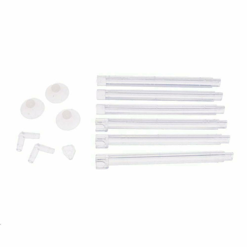 1x Aquarium Fish Tank Air Stone Bubble Wall Tube Oxygen Aeration Curtain Pump