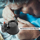 10X Maintenance Clock Jewelry Magnifier Lens Magnifying Glass with LED Lamp
