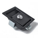 Black Rustproof Toolbox Lock Stainless Door Key Latch Paddle Handle Trailer