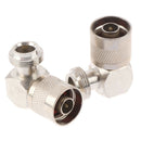2pcs/lot N Male Plug to N Female Jack Right Angle RF Coaxial Adapter ConnectJ Kw