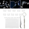 Eyeglass Repair Kit, Screw-in Improved Air Chamber Anti-Slip Silicone Nose Pads