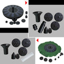 Outdoor Solar Powered Floating Bird Bath Water Fountain Pump Garden Pon BDN