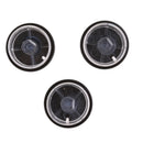3pcs Car AC Heat Control Knobs Aluminum Panel Switch for Ford Focus