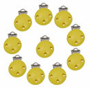 10Er Baby Wood Pacifier Clip Pacifier Clips Set Dummy Chains Clips Nipple H E8U4
