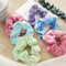 12 Pieces Velor Scrunchie, Velvet Scrunchies, Elastic Hair Velvet
