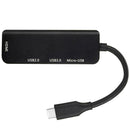 4 Port HD Converter Type-C to Micro USB USB 3.0 USB 2.0 HDMI HUB Adapter