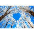 Paper Puzzles 1000pcs Heart Shape Tree Assemble for Adults Kids Jigsaw Toys