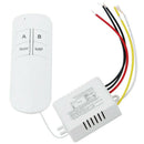 2 Port ON/OFF 220V Lamp Light Digital Wireless Wall Remote Control Switch R