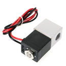 DC 12V 1/4" 2 Way Normally Closed Pneumatic Aluminum Electric Solenoid Air Valve