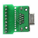 DB9 RS232 Serial to Terminal Female Adapter Connector Breakout Board Black+