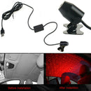 1* New USB Red LED Star Light Car Interior Atmosphere Meteor Lamp Home Party