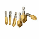1X(Drill Bit Set For Wood Quick Change Bit And Automatic Spring Loaded Cent