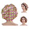 Night Sleep Cap Satin Hair Bonnet Hat Head Cover Wide Elastic Band Hair Loss Ca-